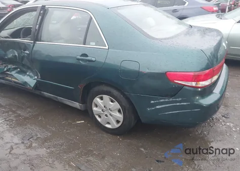 2003 Honda Accord 2.4 Lx из США, поврежденный, VIN 1HGCM56393A007044